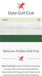 Mobile Screenshot of dykegolf.com